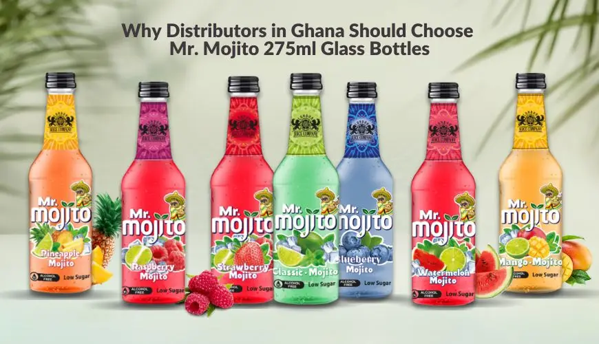 Why Distributors in Ghana Should Choose Mr. Mojito 275ml Glass Bottles